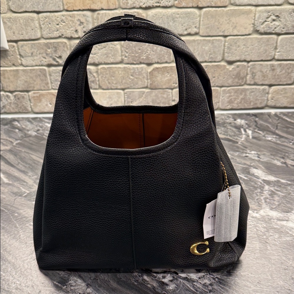 Coach 23 Lana Black Leather Handbag